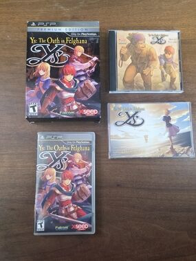 Sony PSP Ys: The Oath in Felghana Premium Edition Game Cib